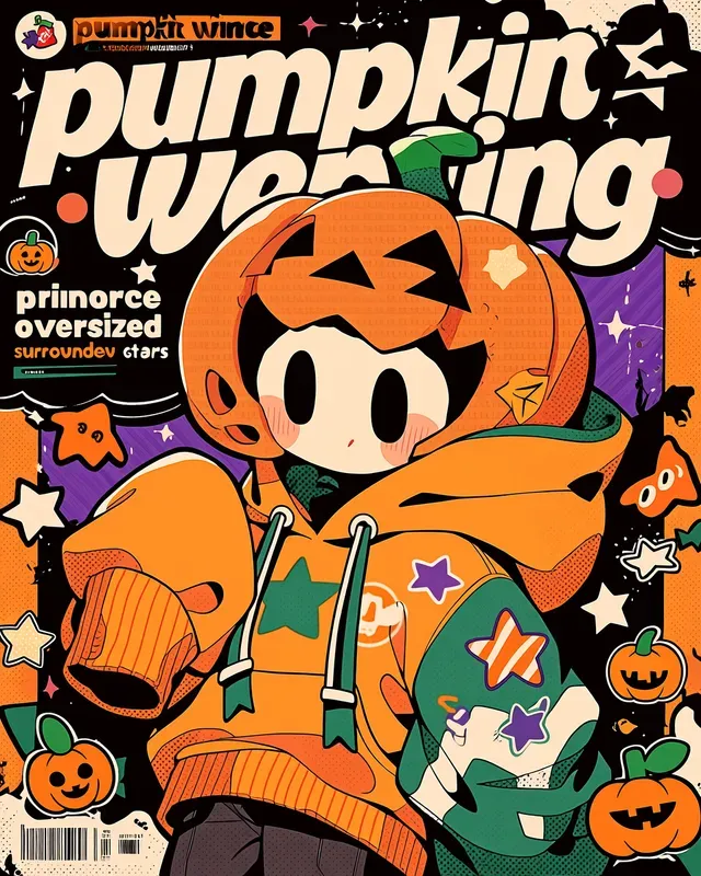 Retro Halloween Character Posters