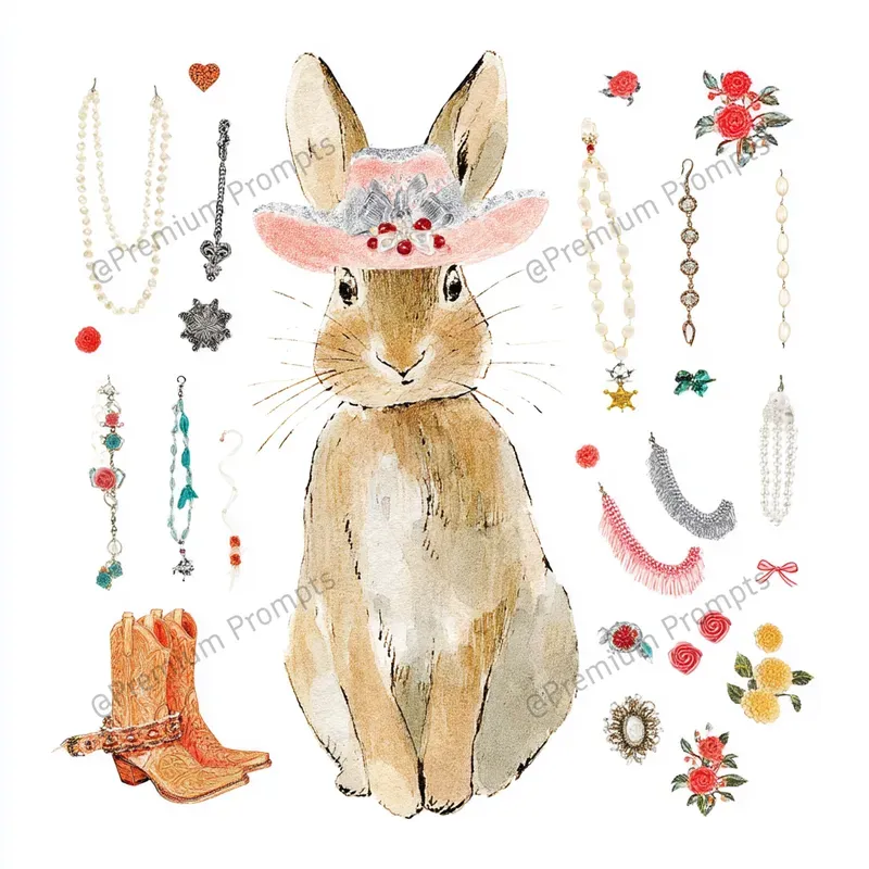 Coquette Cowgirl Animals Backgrounds