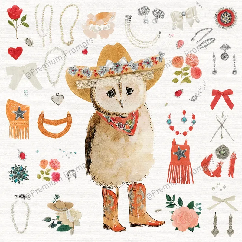 Coquette Cowgirl Animals Backgrounds