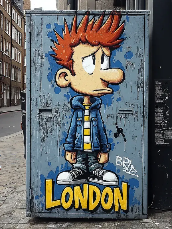 Street Art City Characters