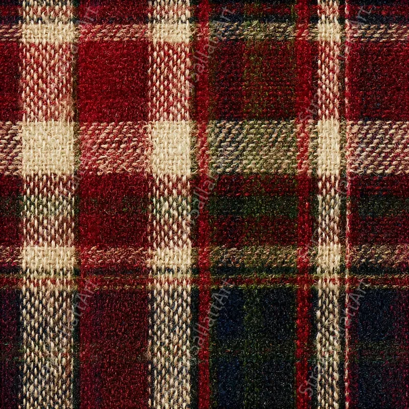 Christmas Tartan Seamless Patterns
