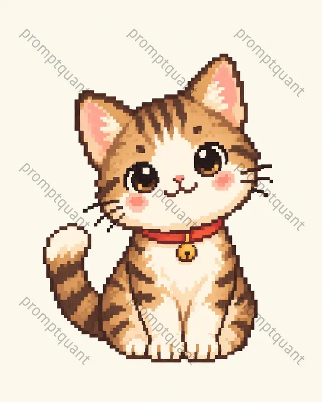 Cute Handmade Pixel Art Printable Style