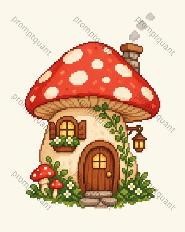Cute Handmade Pixel Art Printable Style