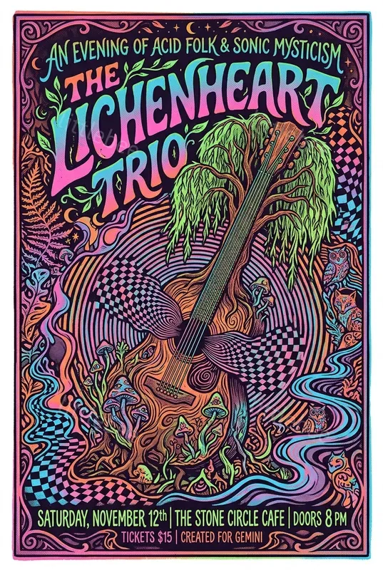 Psychedelic Gig Poster Generator