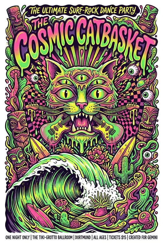 Psychedelic Gig Poster Generator