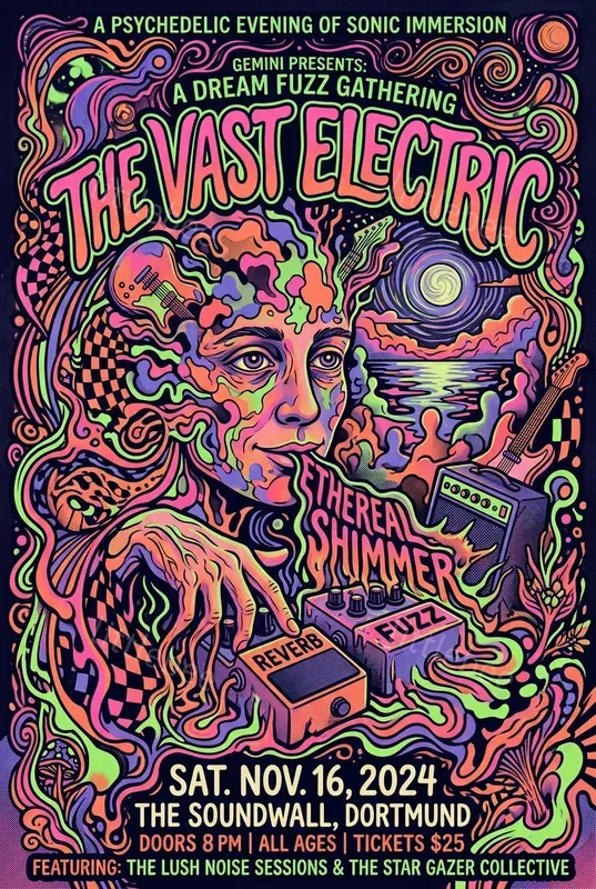 Psychedelic Gig Poster Generator