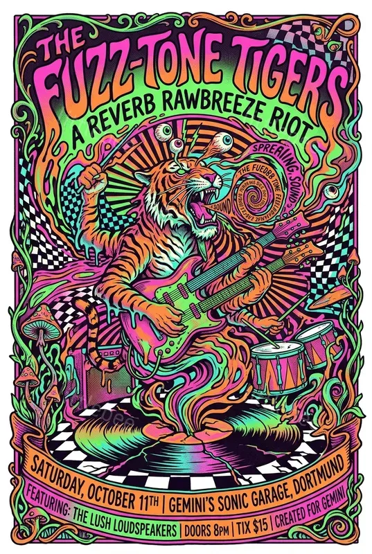 Psychedelic Gig Poster Generator