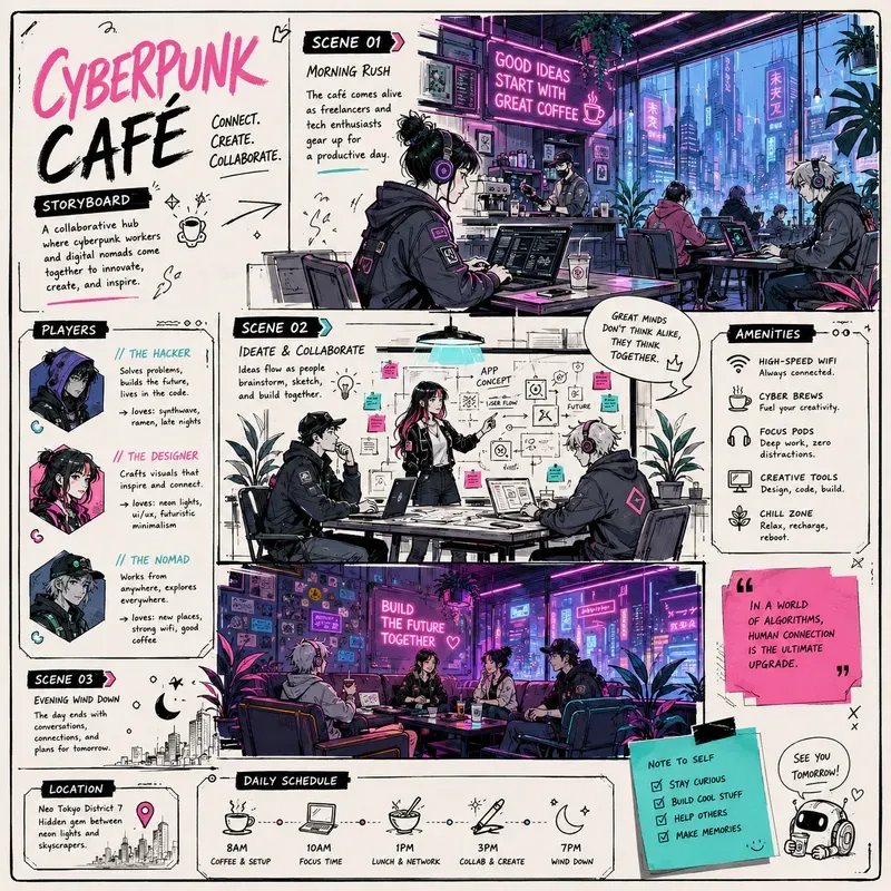 Creative Storyboard Sketches
