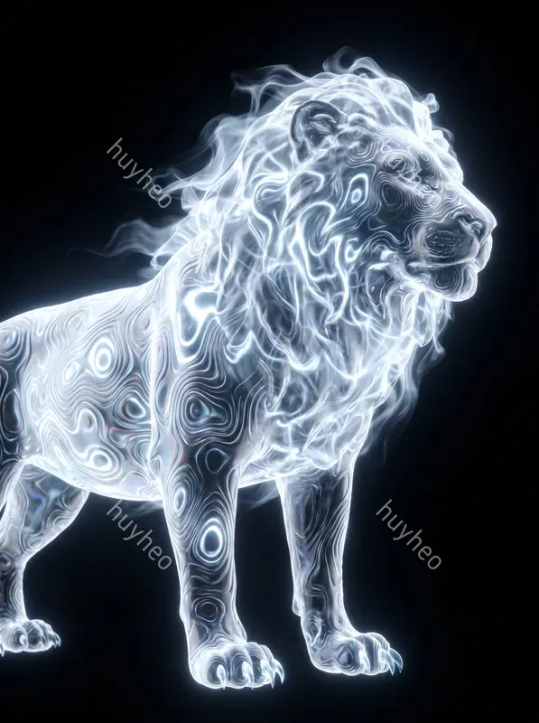 Bioluminescent Ripple Metal Art