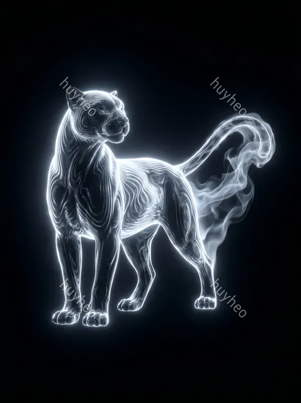 Bioluminescent Ripple Metal Art