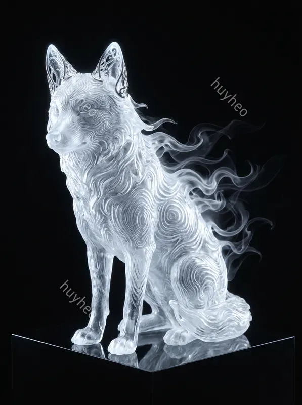 Bioluminescent Ripple Metal Art