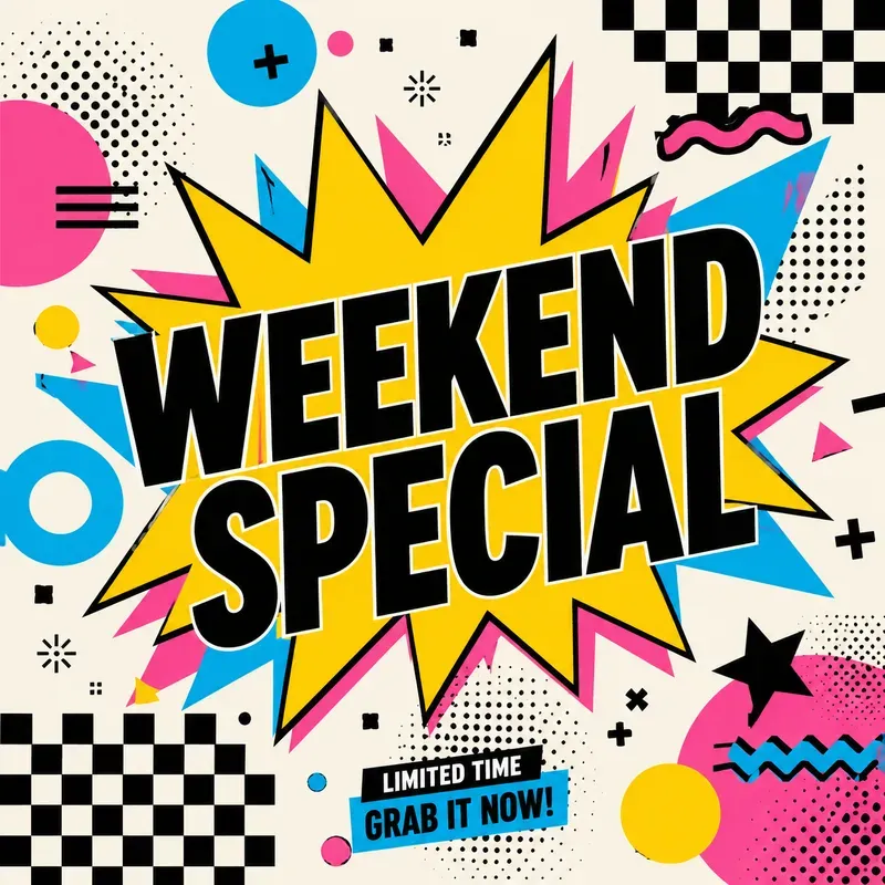 Retro Pop Sale Poster Collections