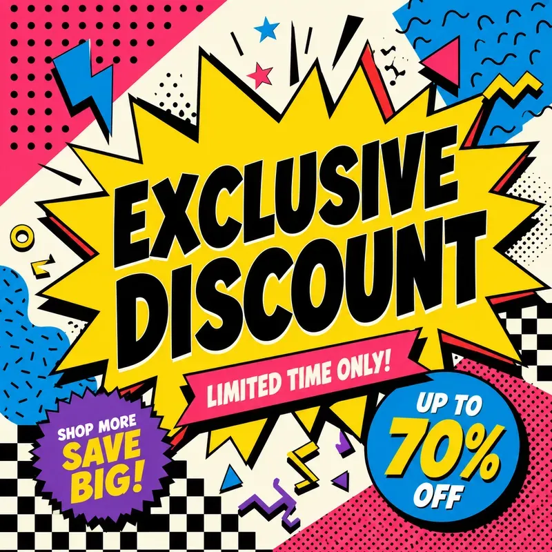 Retro Pop Sale Poster Collections