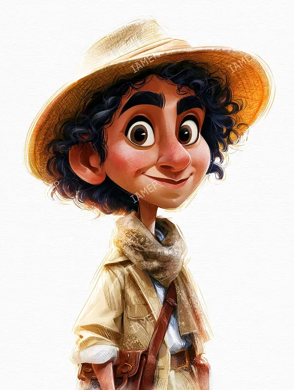Elegant Handdrawn Caricature Portraits