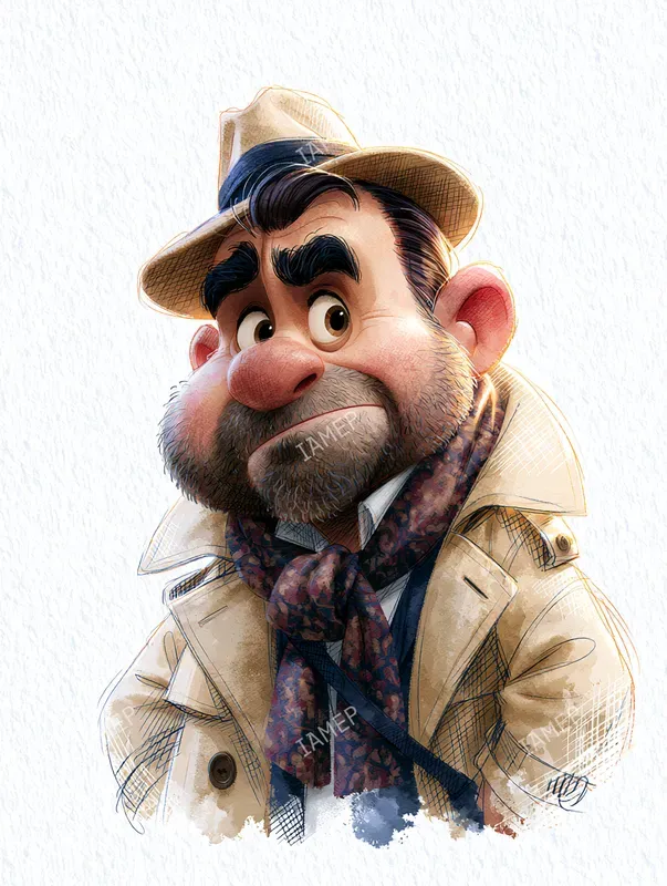 Elegant Handdrawn Caricature Portraits