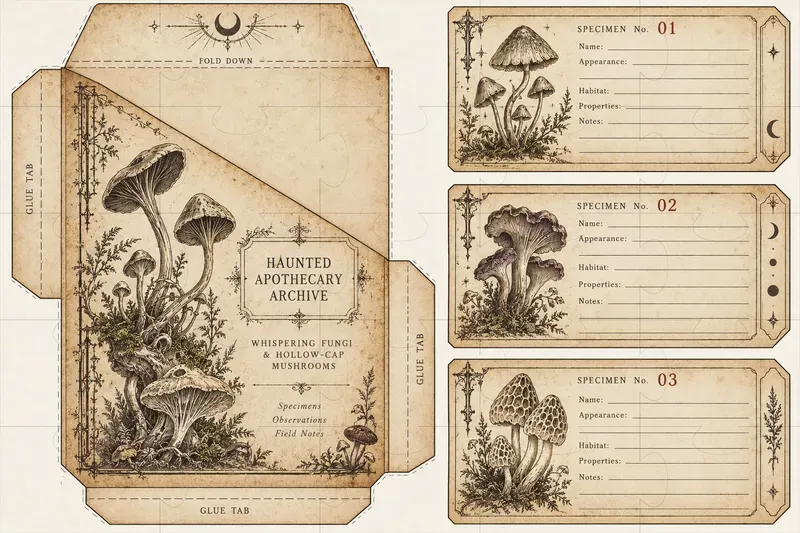 Haunted Specimen Pocket Cards