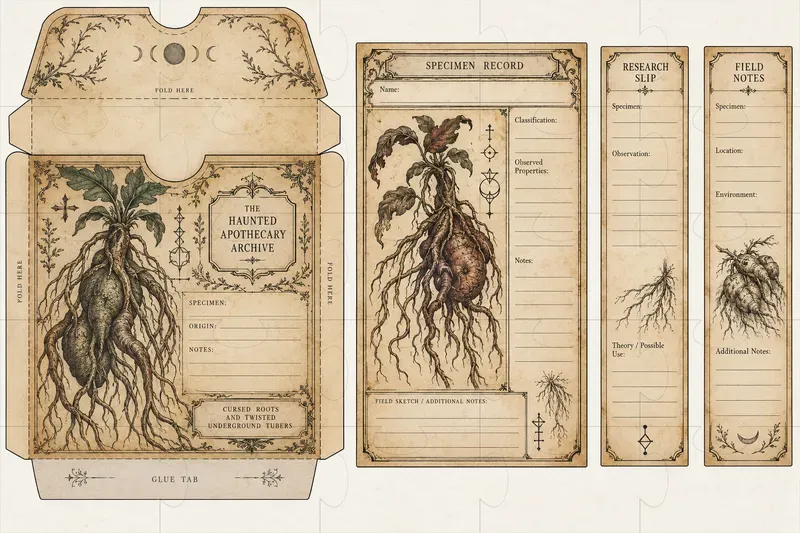 Haunted Specimen Pocket Cards