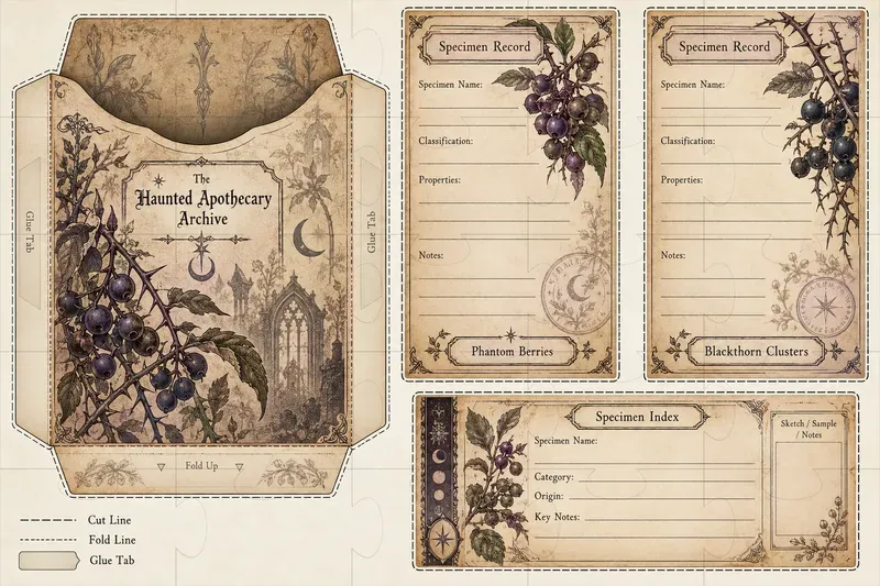 Haunted Specimen Pocket Cards