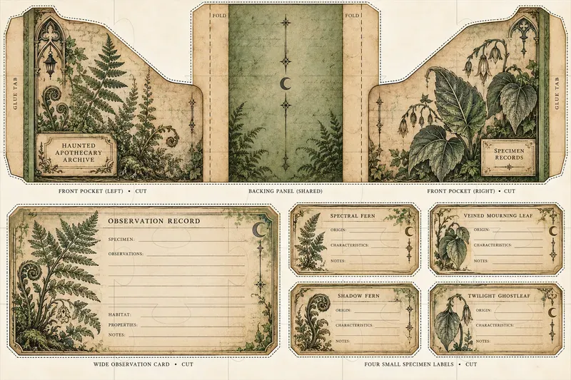 Haunted Specimen Pocket Cards