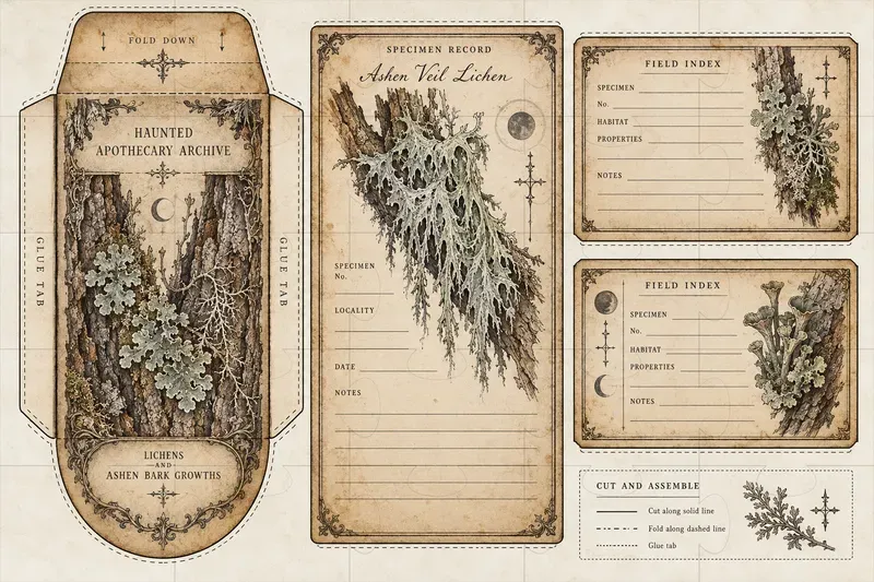Haunted Specimen Pocket Cards
