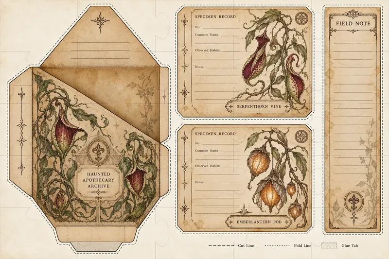 Haunted Specimen Pocket Cards