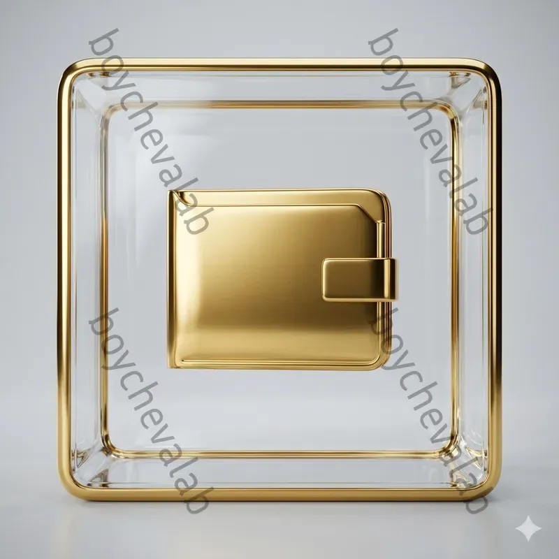 3D Glassmorphism Gold App Icons Packs