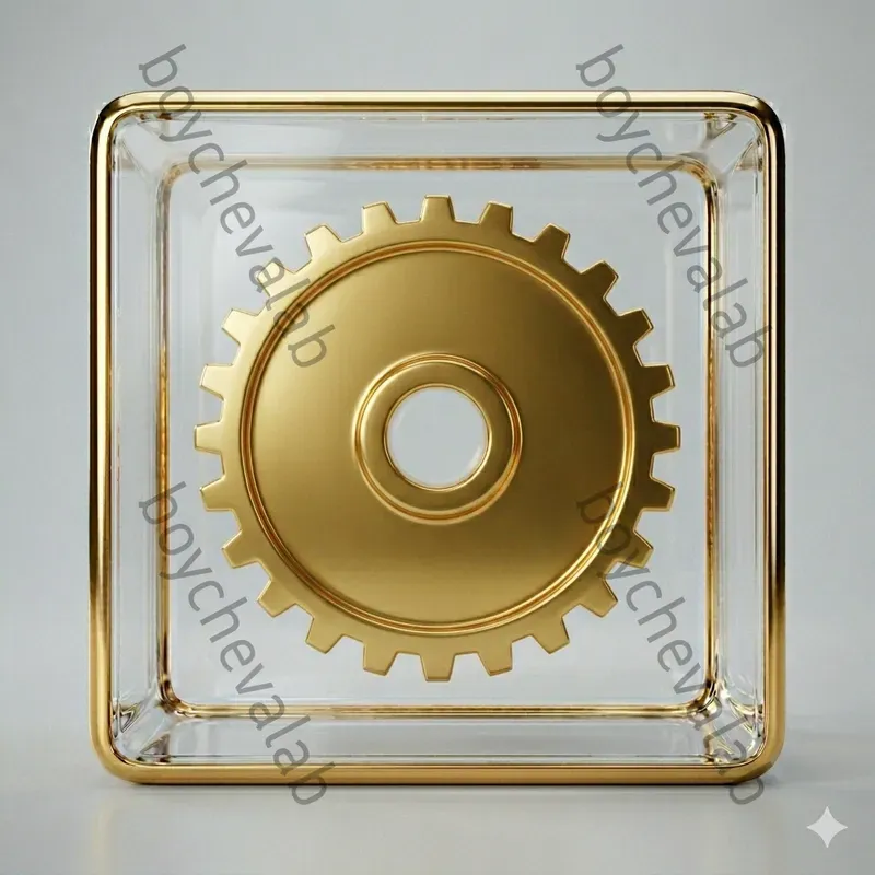 3D Glassmorphism Gold App Icons Packs