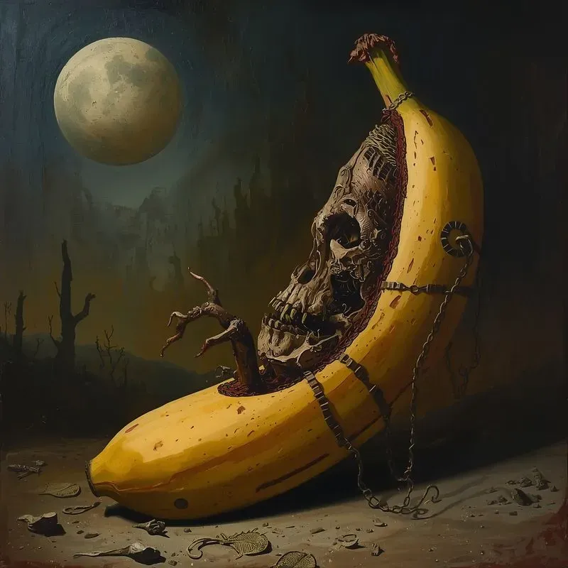 Beksinski Oil Painting Style