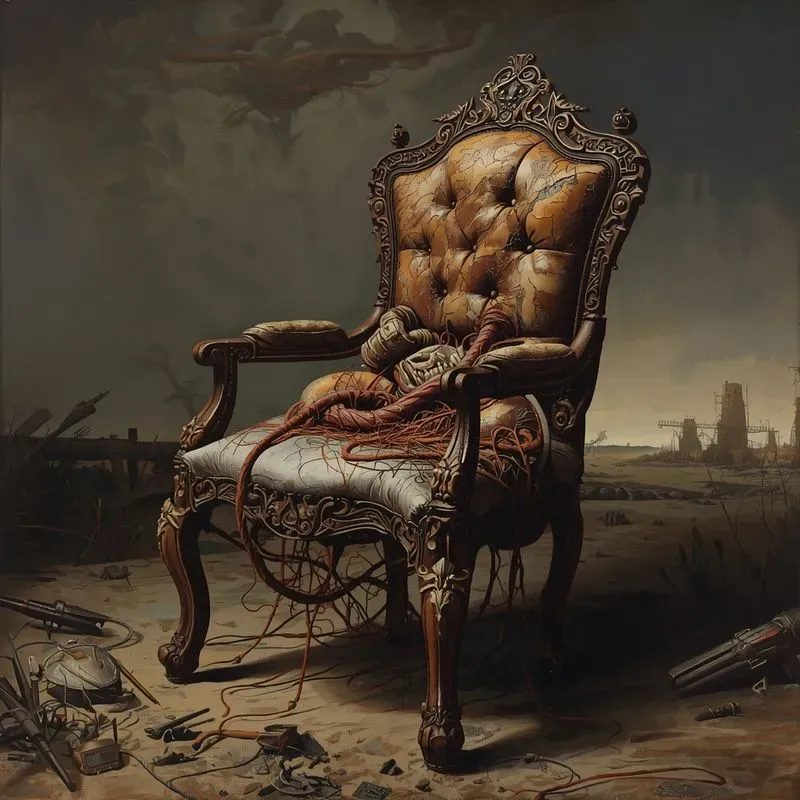 Beksinski Oil Painting Style
