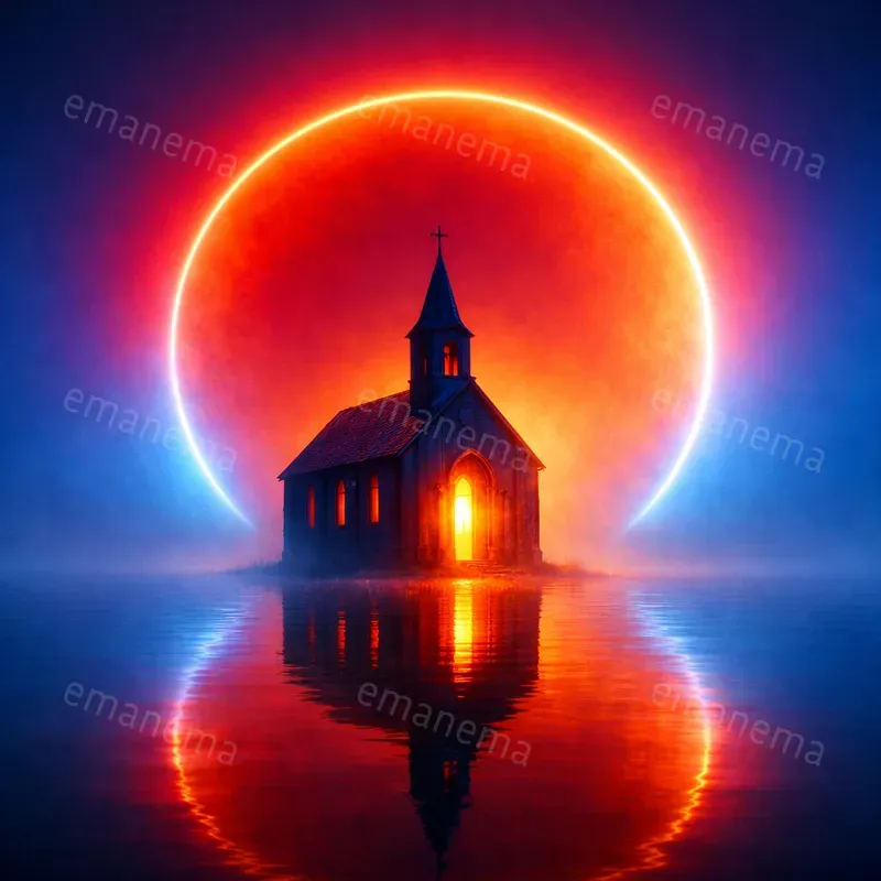 Radiant Circular Halos Dominate Images