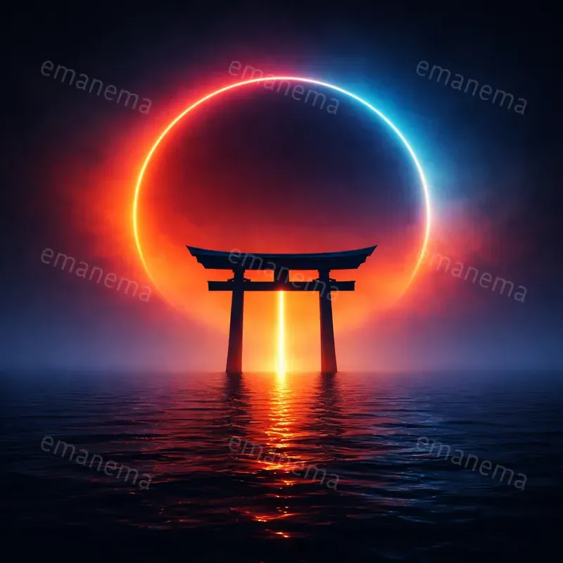 Radiant Circular Halos Dominate Images