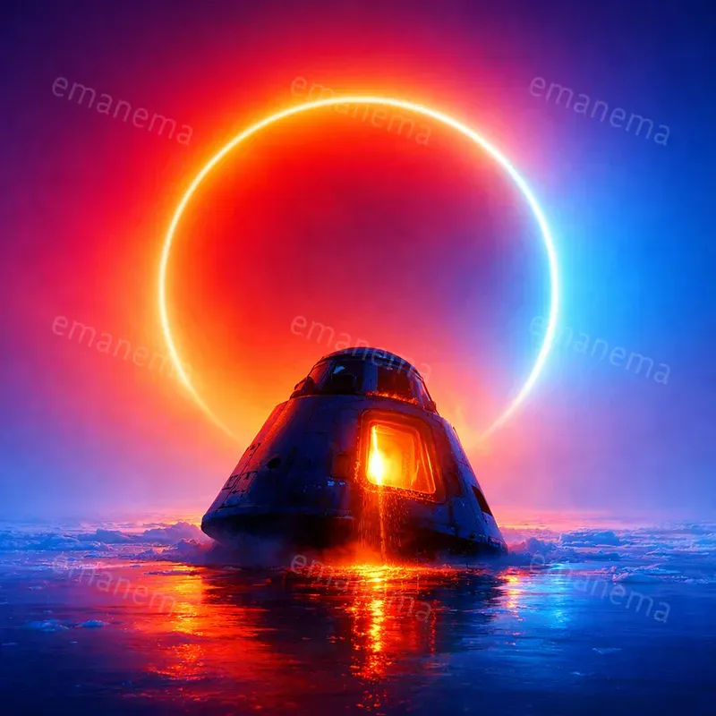 Radiant Circular Halos Dominate Images