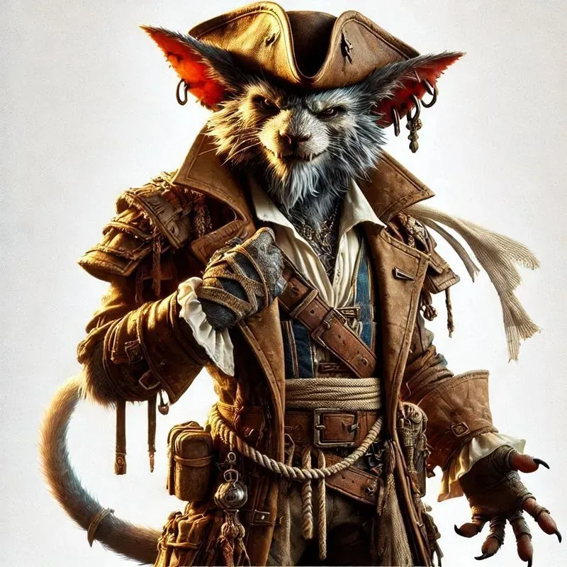 DnD Character Designs Pirate Style RPGs