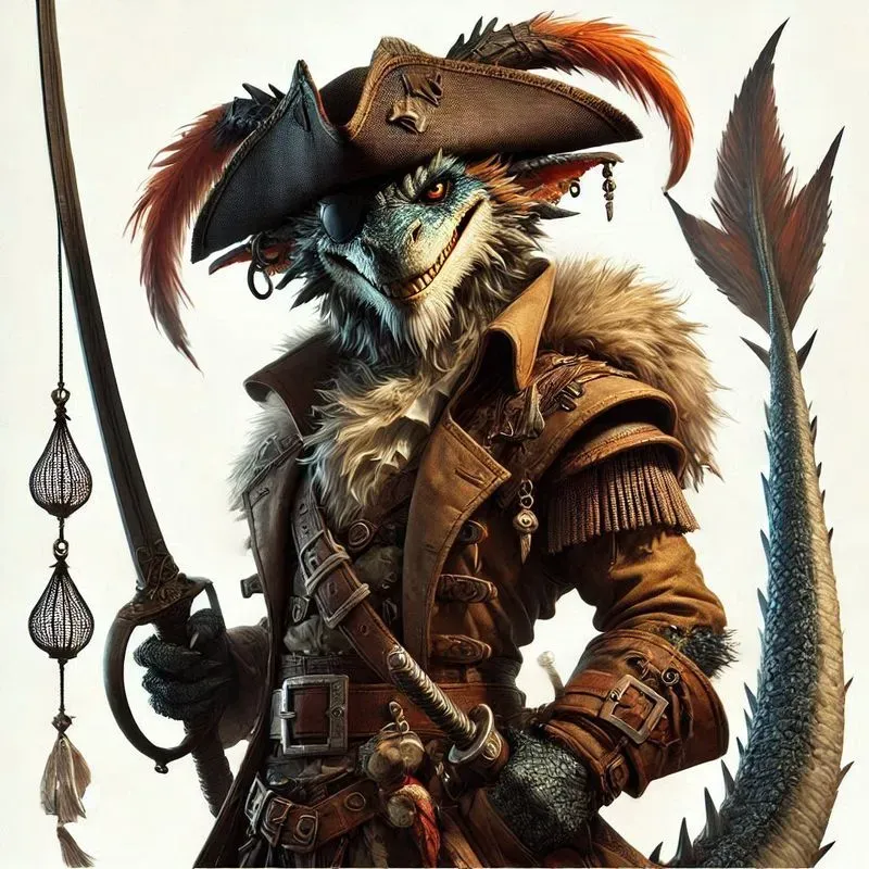 DnD Character Designs Pirate Style RPGs