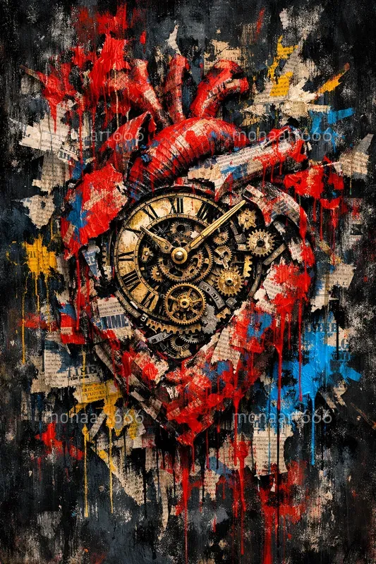 Fractured Soul Urban Mixed Media