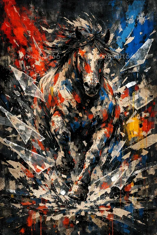 Fractured Soul Urban Mixed Media
