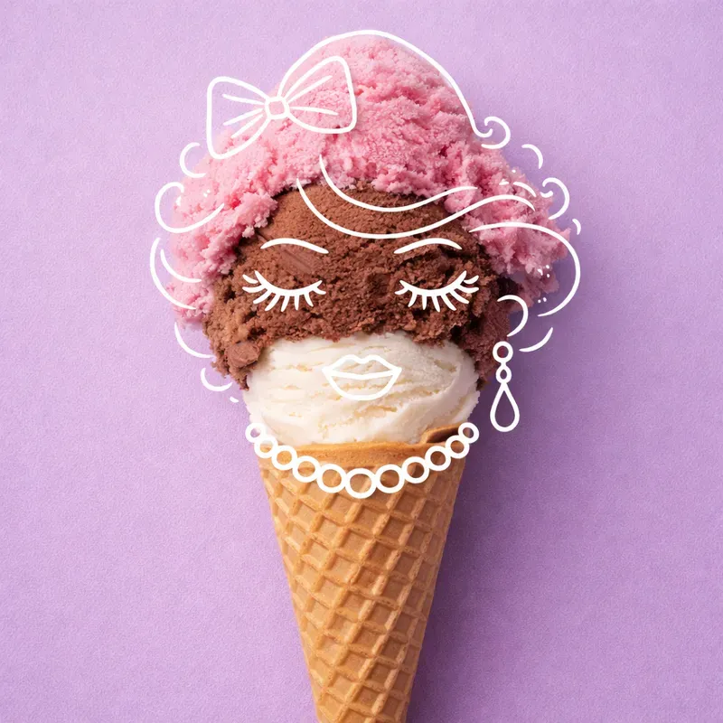 Whimsical Food Doodle Art