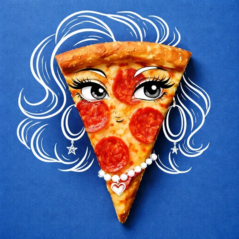 Whimsical Food Doodle Art