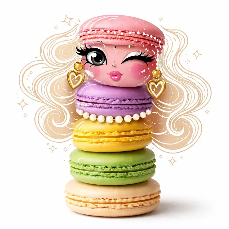 Whimsical Food Doodle Art