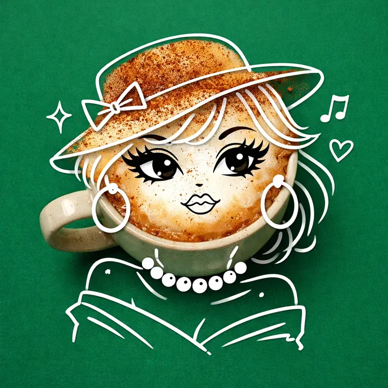 Whimsical Food Doodle Art