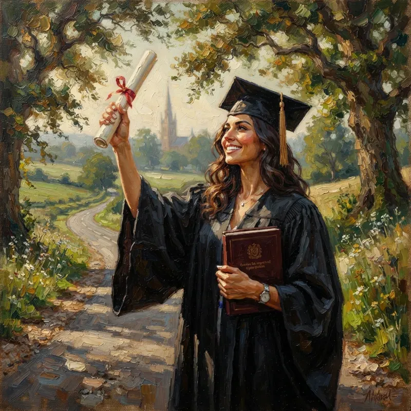 Young Woman Lifestyle Oil Paintings