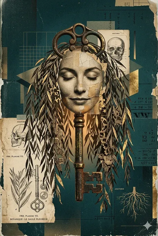 Surreal Junk Journal Collage Assets