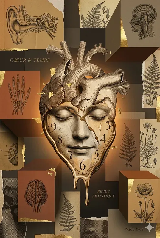 Surreal Junk Journal Collage Assets