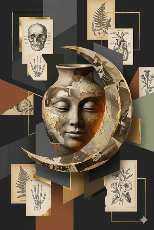 Surreal Junk Journal Collage Assets