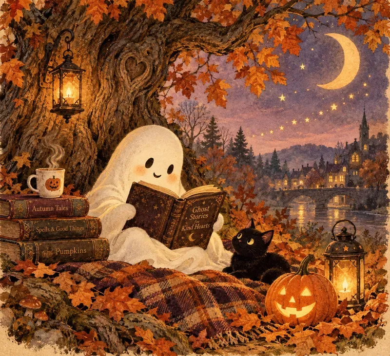 Cute Vintage Ghosts  Images