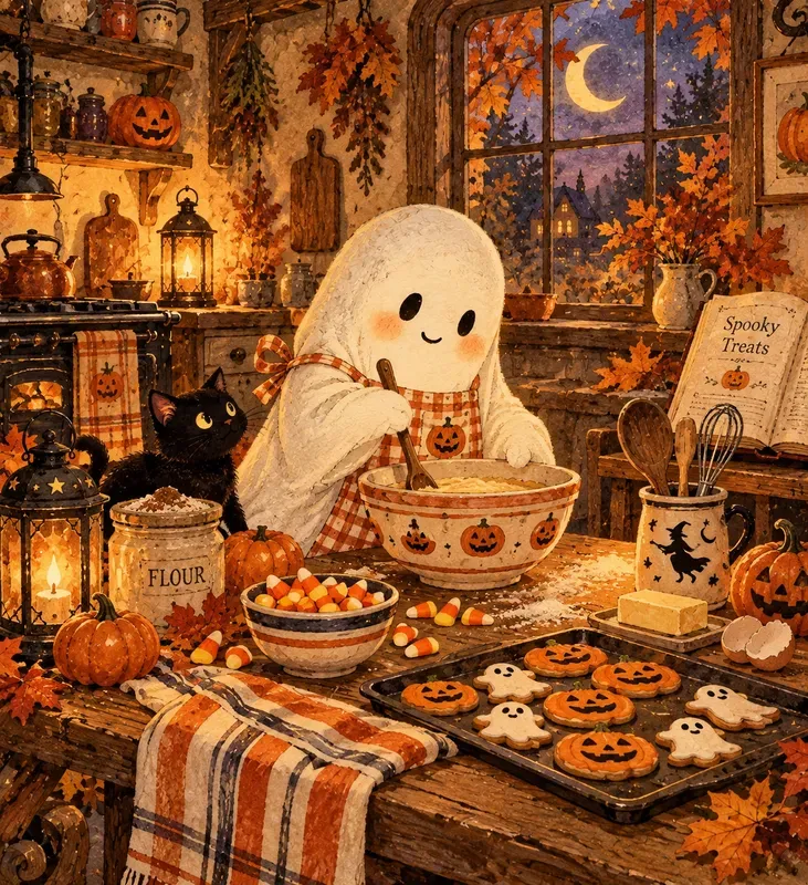 Cute Vintage Ghosts  Images