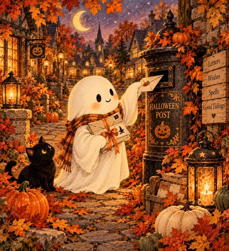 Cute Vintage Ghosts  Images