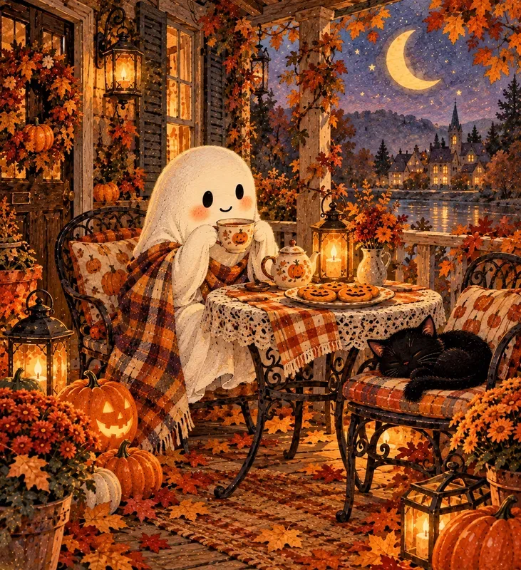 Cute Vintage Ghosts  Images