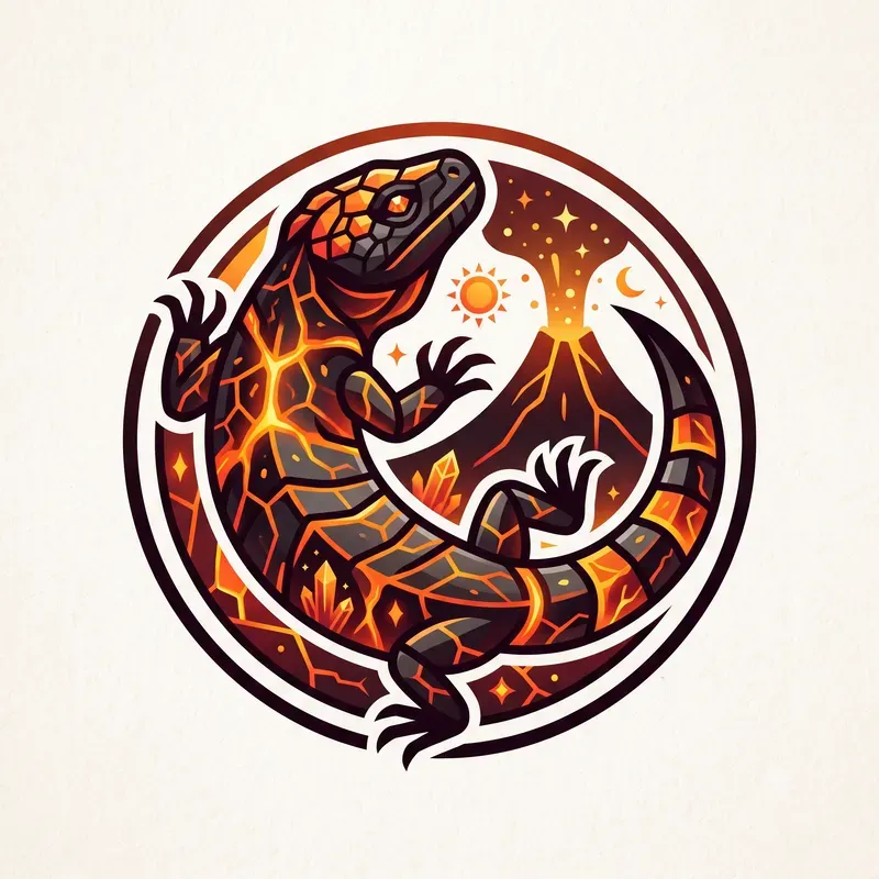 Modern Fireland Cosmic Creature Emblems