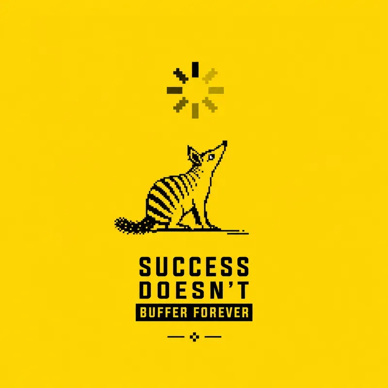 Minimal Pixel Metaphor Marketing Posters